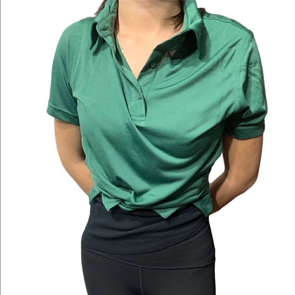 NWOT Harriton Collared Short sleeved free add min $50 purchase